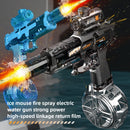 LED Lights Electric Water Guns Children Simulated Shooting Recoil Powerful Automatic Water Spray Gun Kids Summer Outdoor Toys
