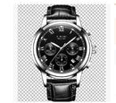 Mens Leather Casual Watch
