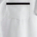 Summer New Men's Color Matching Fashion Short Sleeve Shirt