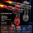 LED Lights Electric Water Guns Children Simulated Shooting Recoil Powerful Automatic Water Spray Gun Kids Summer Outdoor Toys