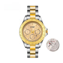 Fashion Gradually Gold Steel Watch
